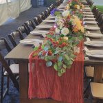 table and setting rental company